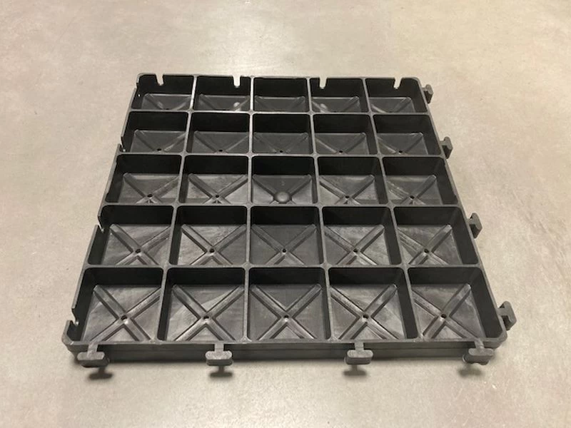 Te Velde Tenttegel Zwart 4 Te Velde Tenttegel Zwart - Afbeelding 2