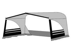 Te Velde Luifel Regenboog 240 Cm Antraciet -Goedkope Camping Winkel 1 3 tevelde luifel regenboog rechts antraciet 2