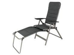 Eurotrail Voetenbank Jura Gepolsterd Textil Antraciet