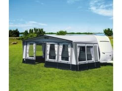 Brand Caravanvoortent Atrium 240