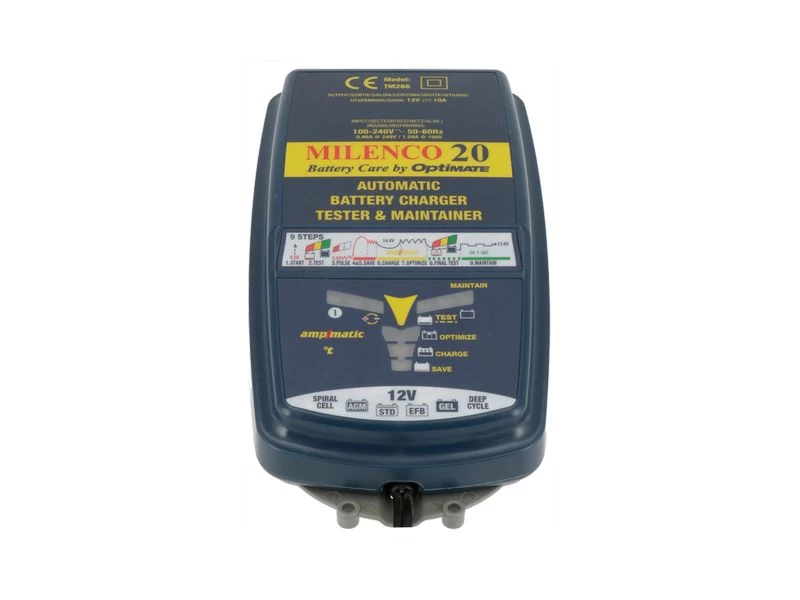 Milenco Optimate 20 Acculader 3 Milenco Optimate 20 Acculader