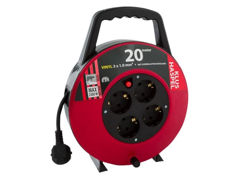 Dws Kabelhaspel 20 Meter Randaarde 4 Voudig 3 Dws Kabelhaspel 20 Meter Randaarde 4 Voudig