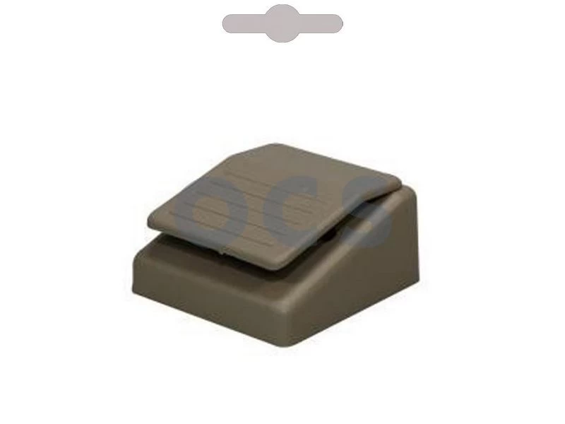 Comet Voetschakelaar Vierkant Beige 3 Comet Voetschakelaar Vierkant Beige