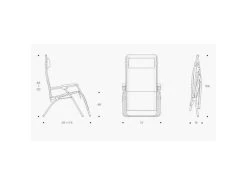 Lafuma RSXA Clip Batyline XL Relaxstoel Zwart -Goedkope Camping Winkel 17 3 lafuma rsxa clip batyline xl relaxstoel zwart lfm2040 8551