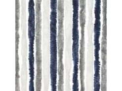 Travellife Chenille Grijs/wit/blauw 56x185cm