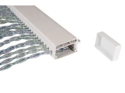 Vliegengordijn PVC Transparant-grijs-blauw -Goedkope Camping Winkel 20 2 vliegendordijn pvc transparant grijs blauw 5309680