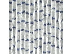 Travellife Chenille Streep Grijs/blauw 56x185cm
