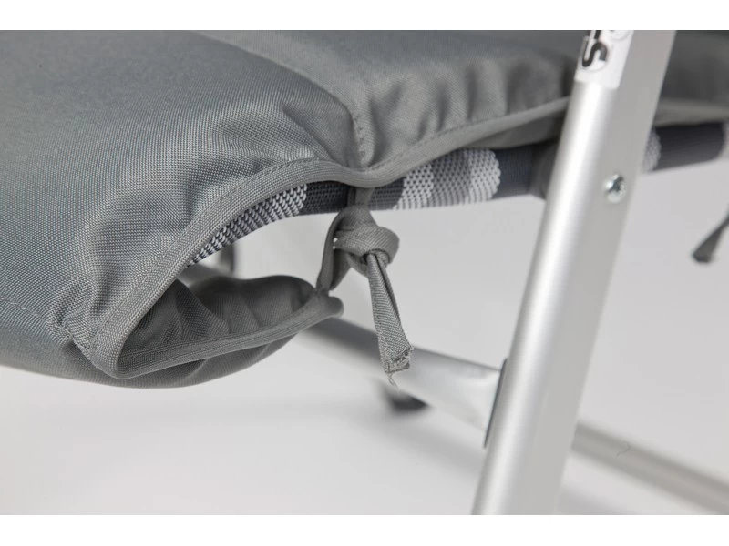 Bo Camp Stoelkussen Luxe Grijs 5 Bo Camp Stoelkussen Luxe Grijs - Afbeelding 3