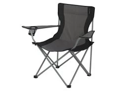 Eurotrail Vouwstoel Lausanne Staal Grijs-Zwart