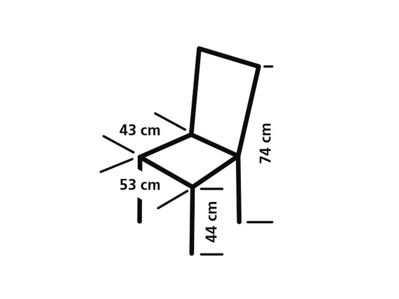 Eurotrail Vouwstoel Tilac Staal Grijs-Zwart 7 Eurotrail Vouwstoel Tilac Staal Grijs-Zwart - Afbeelding 5