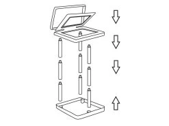 Bo-Camp Plast Team - Vuilniszakhouder -Goedkope Camping Winkel 49 2 bo camp plast team vuilniszakhouder ekologica demontabel zwart 6395724