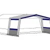 Te Velde Hele Luifel Voor Voortent 240 Cm. Blauw Season -Goedkope Camping Winkel 5 0 te velde voortenten hele luifel voor voortent standaard links blauw