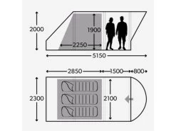 Dometic Opblaasbare Familie Tent Ftc Boracay 301 Tc -Goedkope Camping Winkel 5 2 dometic opblaasbare familie tent ftc boracay 301 tc 9120001463