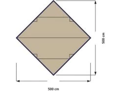 Eurotrail Tarp Turner 500 X 500 Polyester -Goedkope Camping Winkel 52 1 eurotrail tarp turner 500 500 ette0635 6005