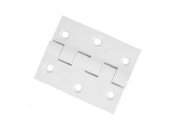 MPK Kunststof Scharnier. Wit. Afm. 50x50mm.