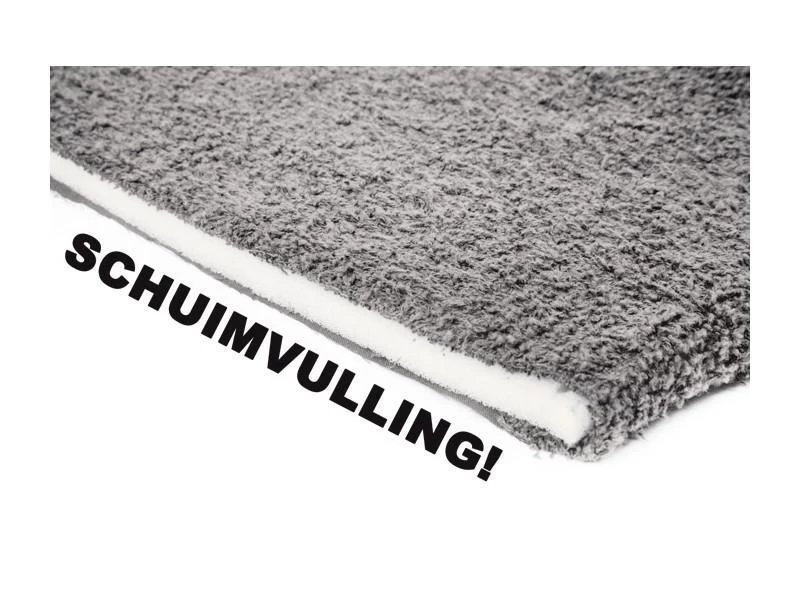 Bo Camp Badstof Stoelhoes Gepolsterd M Licht Grijs 4 Bo Camp Badstof Stoelhoes Gepolsterd M Licht Grijs - Afbeelding 2