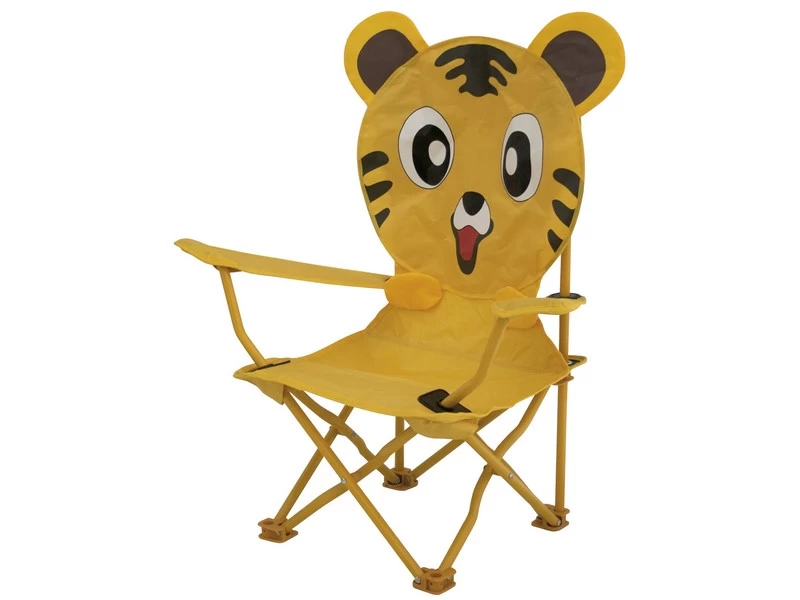 Eurotrail Kindervouwstoel Ardeche Animal Staal Tiger 3 Eurotrail Kindervouwstoel Ardeche Animal Staal Tiger