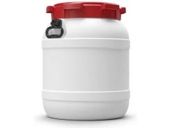 Waterkluis Vat 54 Liter Water En Luchtdicht Wit/rood -Goedkope Camping Winkel 64 2 waterkluis vat 54 liter water en luchtdicht wit rood gedraaid