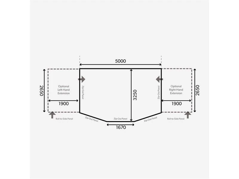Kampa Dometic Opblaasbare Voortent Ace Air All Season 500 S 6 Kampa Dometic Opblaasbare Voortent Ace Air All Season 500 S - Afbeelding 4