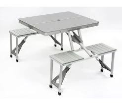 Bo Camp Kampeer- Picknicktafel Family Tafel Aluminium