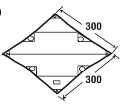 High Peak Tarp 1 -Goedkope Camping Winkel high peak tarp 1 afmeting 10030 2