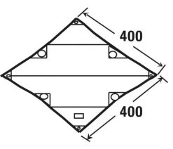 High Peak Tarp 2 -Goedkope Camping Winkel high peak tarp 2 afmeting 10033 2