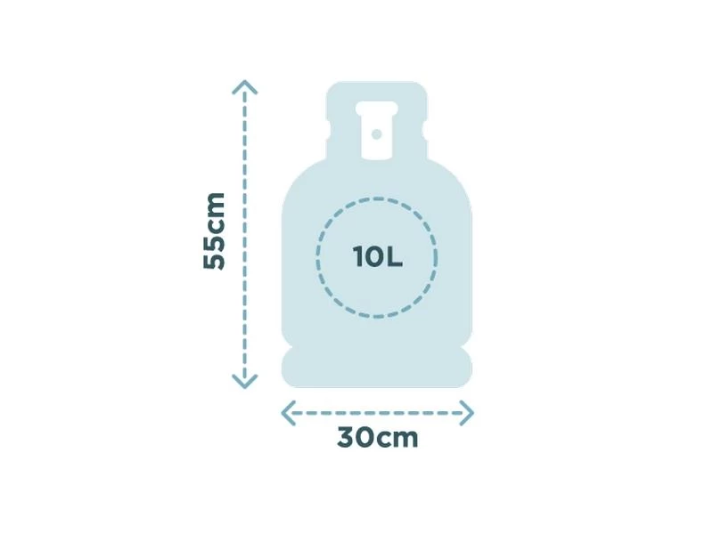 Benegas Comfort Steel Lichtgewicht Stalen Gasfles 9,5 Kilogram 4 Benegas Comfort Steel Lichtgewicht Stalen Gasfles 9,5 Kilogram - Afbeelding 2