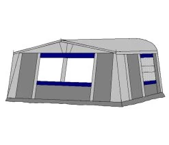 Te Velde Voortent De Vaart Standaard 240 Cm