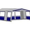 Hele Luifel Voor Voortent Aanritsbaar De Vaart Lux Serie Blauw. -Goedkope Camping Winkel te velde voortenten hele luifel aanritsbaar voor voortent de vaart lux links blauw19