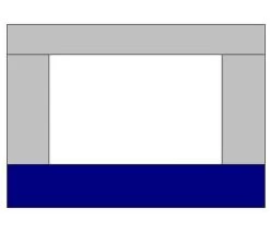 Te Velde Zijwand Voor Luifel 240 Cm 5 Kleuren